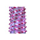 Bambelaa! LED Lichterschlauch Weihnachten Zuckerstange ca 6m rot weiß