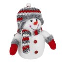Bambelaa! Dekorativer Schneemann beleuchtet mit 6 warmweißen LEDs [Variation]