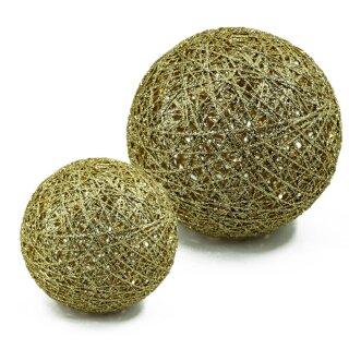 Bambelaa! 2er Set LED Ball für Innen Silber / Gold [Variation]